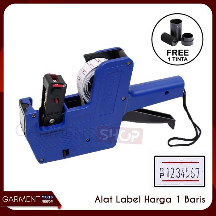 Alat Label Harga 1 Baris Expired Date Price Label 8 digit MX 5500 alat roll