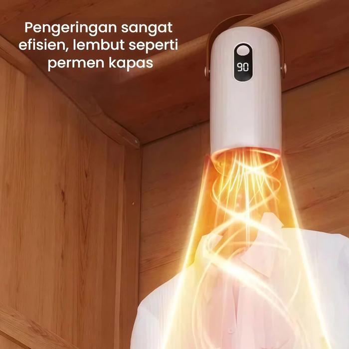 Mini Mesin Pengering Pakaian Portabel Pemanas Pengering Pakaian Lipat Listrik Pengering Otomatis