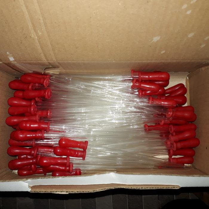 Pipet Tetes Kaca Panjang (Tebal) @Box Isi 100