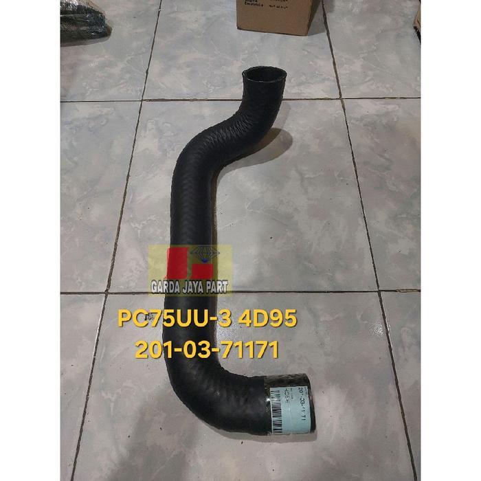 Hose Selang Radiator Bawah Synthetic Komatsu Pc75Uu-3 4D95 201-03-71171 Berkualitas