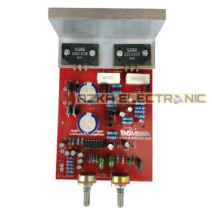 Kit Power Amplifier Subwoofer Aktif Bomber 400W Terbaik