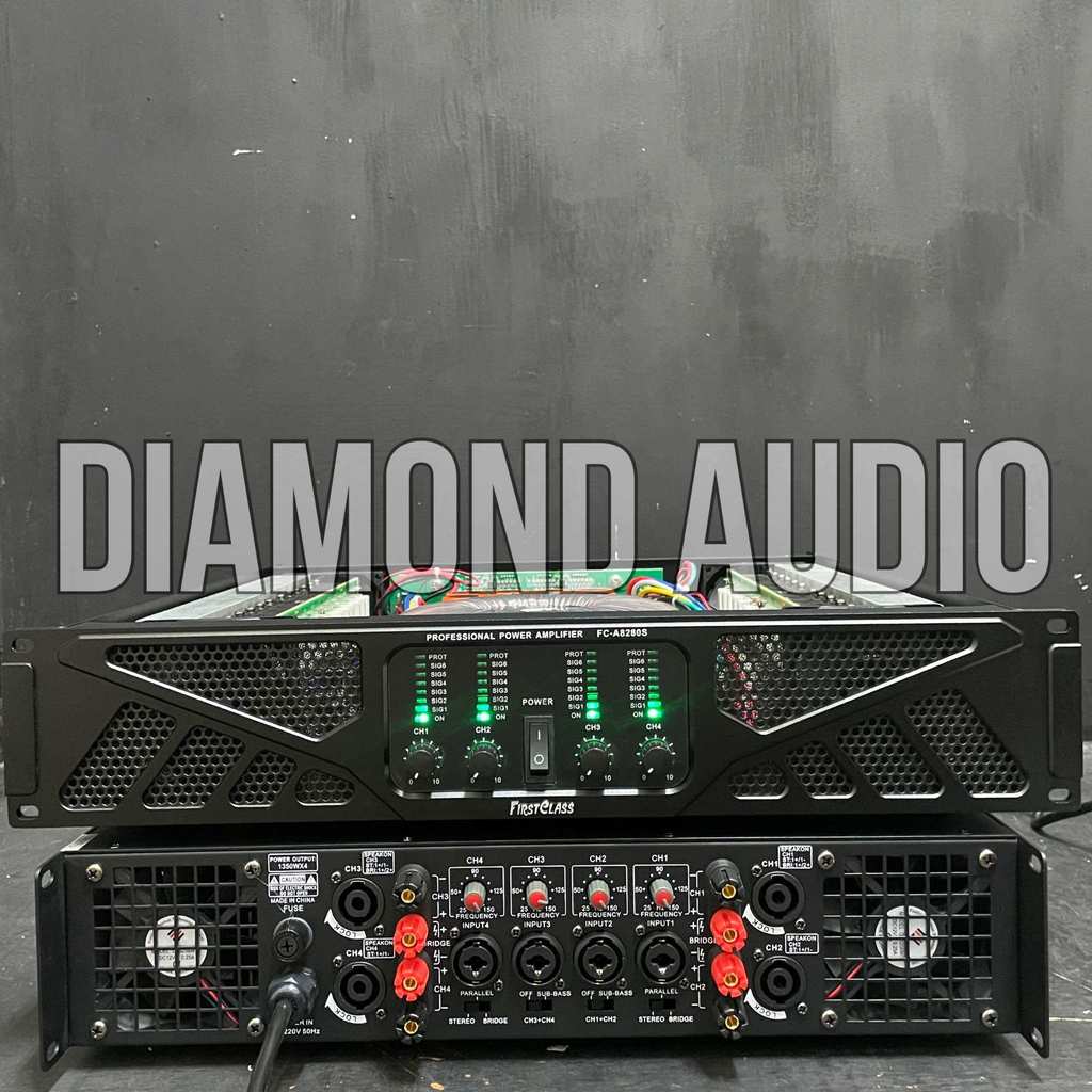 Power amplifier firstclass fc a8280s original 4 channel FCA 8280 SUBWOOFER