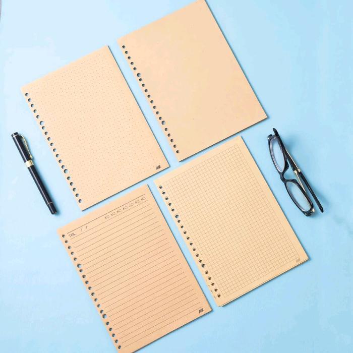 Loose Leaf A5, B5 Kertas File isi Binder, Loose Leaf Binder A5 Loose leaf B5 Hvs Binder Isi Ulang A4