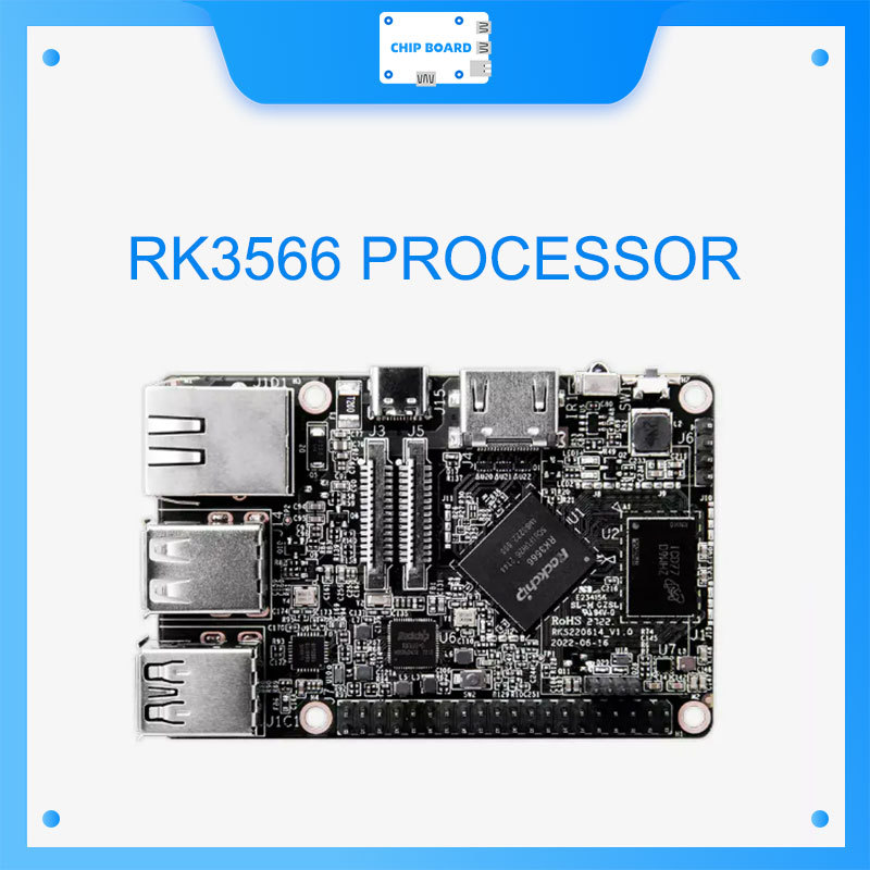 XPI-3566 Single Board Computer - Rockchip RK3566, Raspberry Pi Alternative, 4K/2GB/8GB