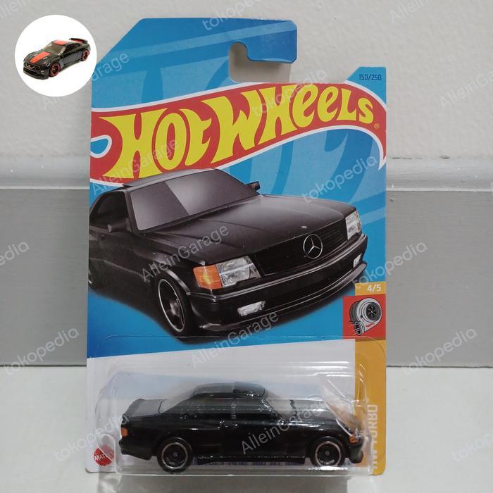 hot wheels 89 mercedes benz 560 sec hitam