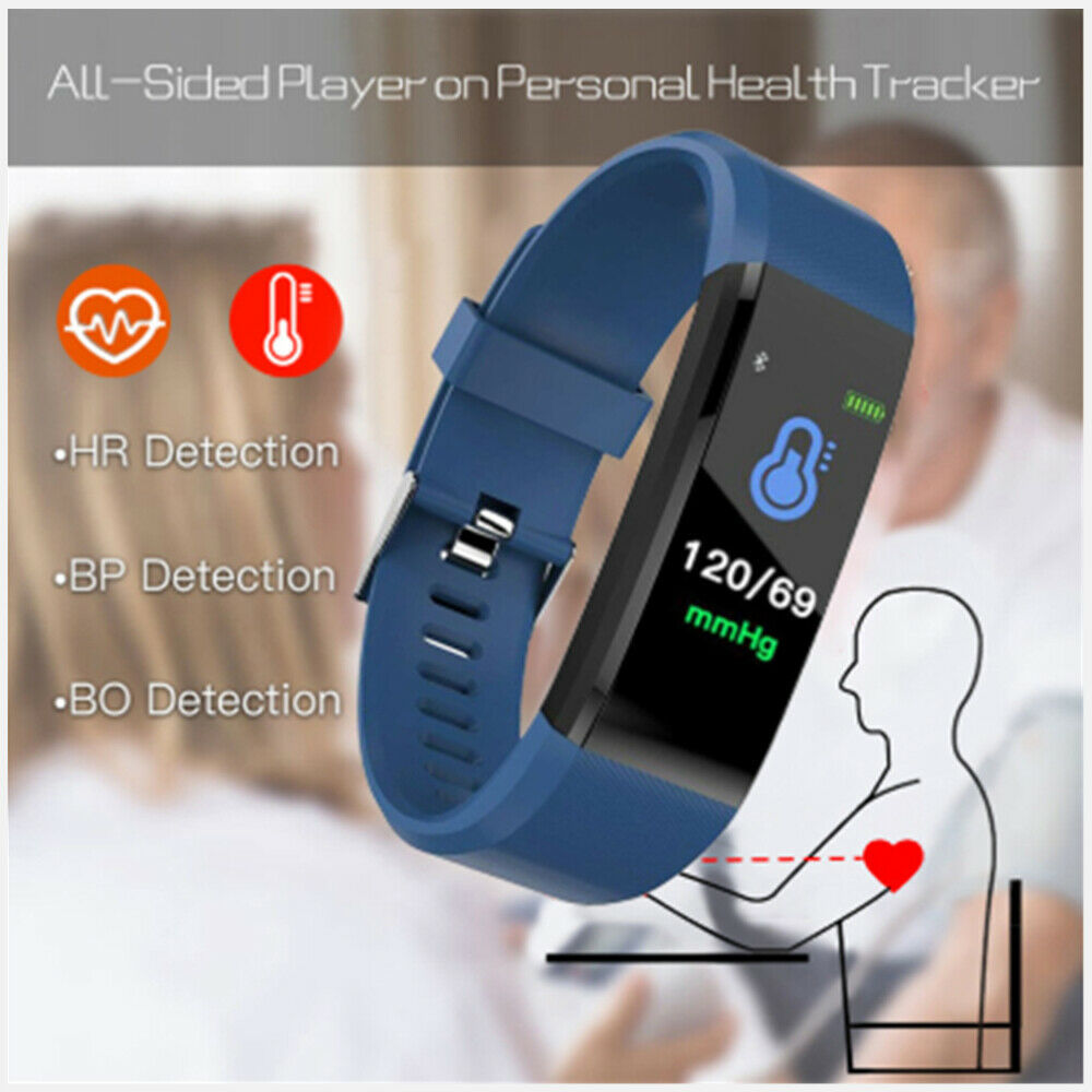 Bracelet Heart Rate Blood Pressure Smart Band Fitness Tracker Smartband Bluetooth-compatible