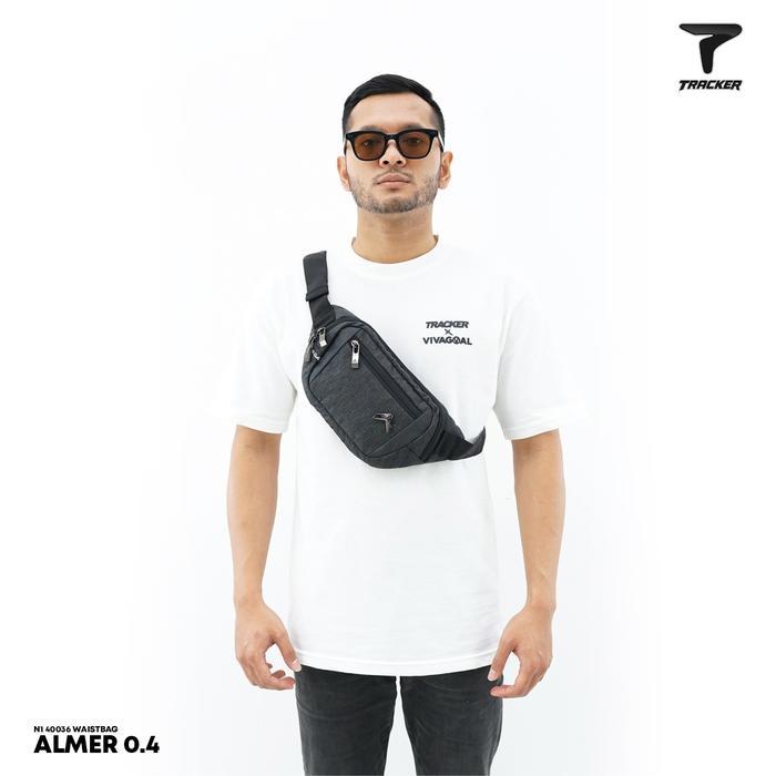 ORIGINAL Tas Pinggang Pria Simpel Tracker Almer 0.4 READY STOCK