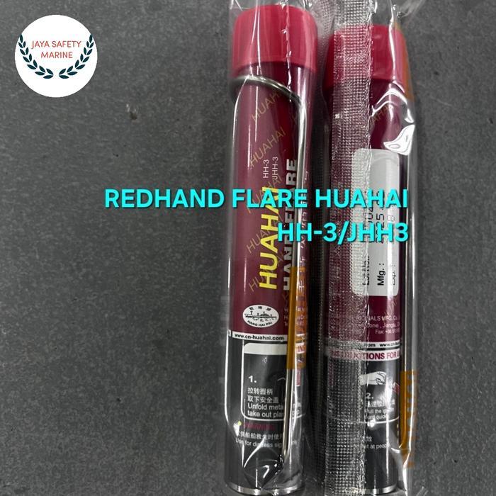 Readyyy Huahai Red Hand Flare Hh-3/Jhh3 Sertifikat Ccs Original Redhand Flare