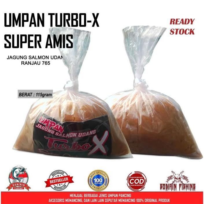 Umpan Jadi Super Amis Turbo X Jagung Salmon Udang Umpan Ikan Mas