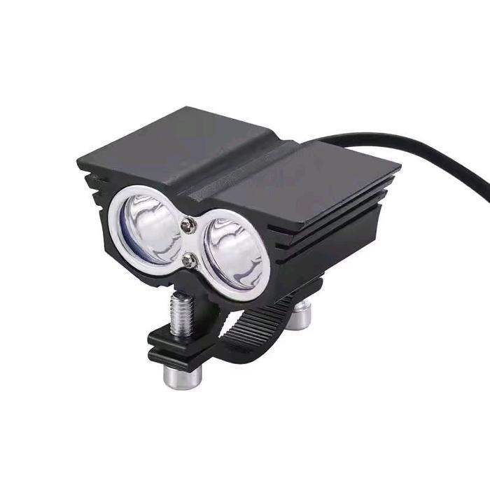 Diskon - Lampu Tembak Sorot Led 2Mata Owl Putih Anti Air Foglamp Led 20Watt 12-24Volt.