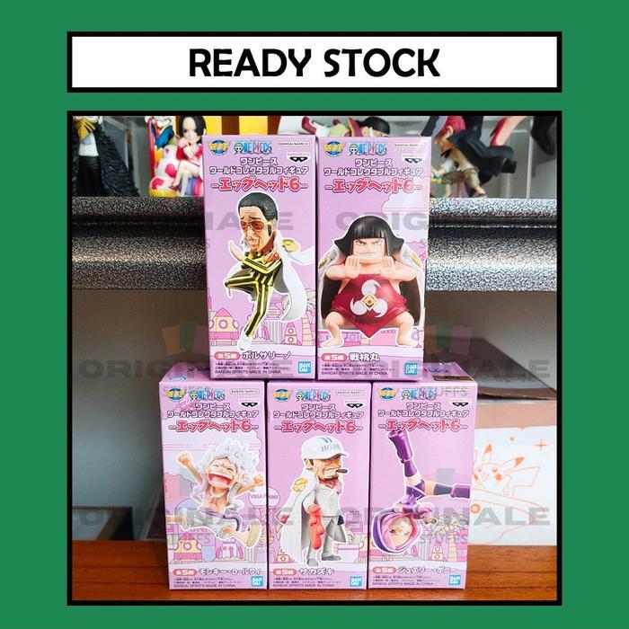 New Arrival Wcf One Piece Egghead 6 Figure Japver Original (Kizaru Sentomaru Luffy Gear 5 Akainu