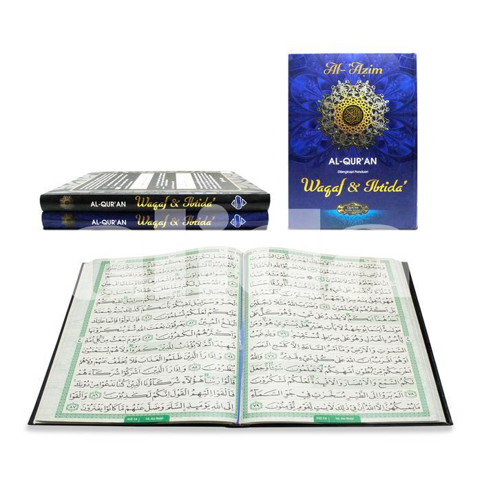 Alquran Waqaf dan Ibtida Al-Azim Al Quran lansia Alazim Al Azim Jumbo