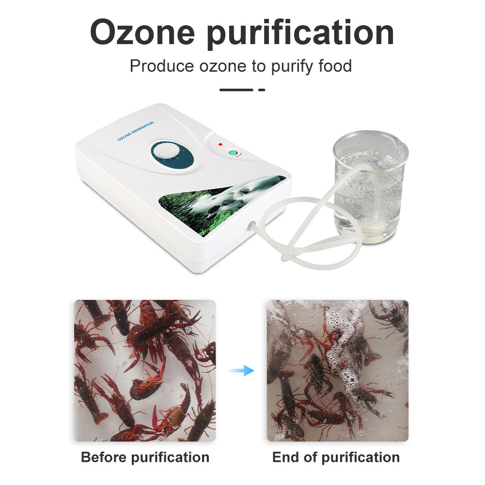 Room Deodorizer Ozone Generator Air Cleaner Purifier Germicidal Filter Water Ozonizer Purifying