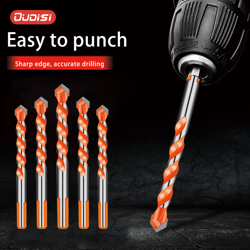 Ceramic tile drill bit Concrete punching hole opening Dawang Alloy triangle 6mm glass cement ceramic