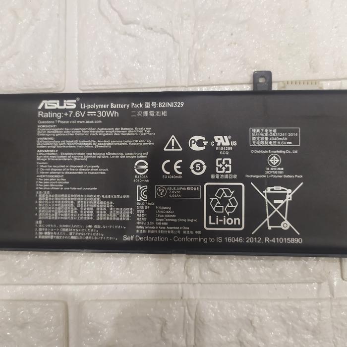 Baterai Laptop Asus x453m