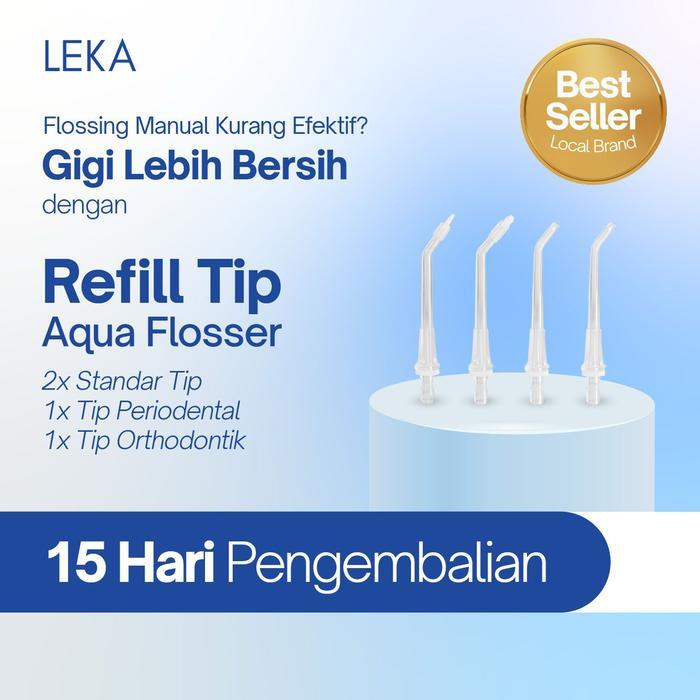 PROMO LEKA - OC556 AQUA FLOSSER TIP - REFILL TRAVEL