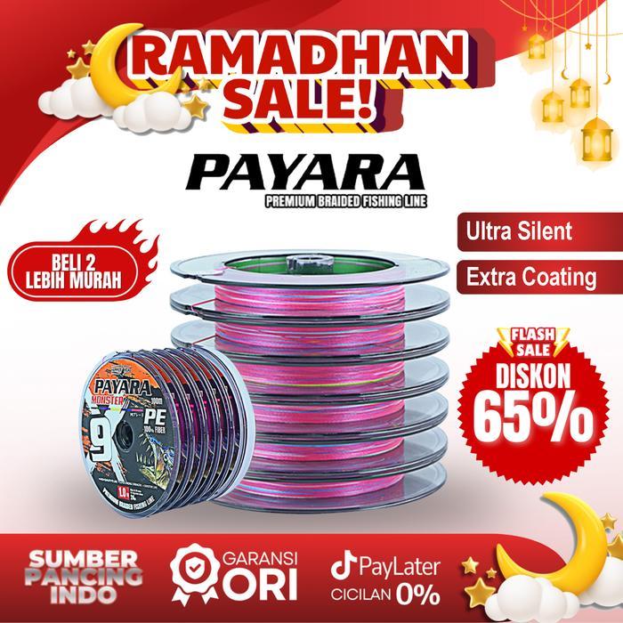 HAMMER HEAD Senar Pancing PAYARA MONSTER X9 Multi Color 100% PE Fiber Connecting Cocok Untuk Laut