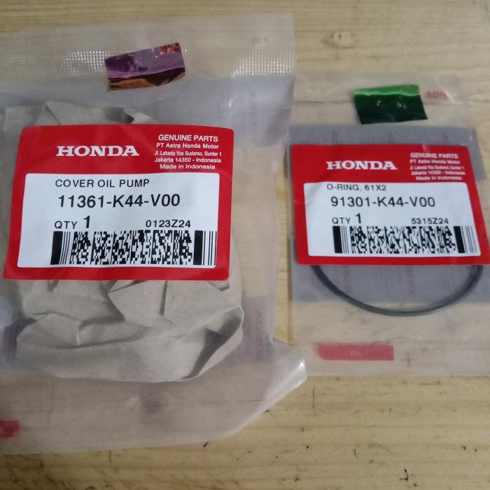 COVER OIL PUMP BEAT ESP 11361-K44-V00 91301-K44-V00 ASLI AHM BERGARANSI