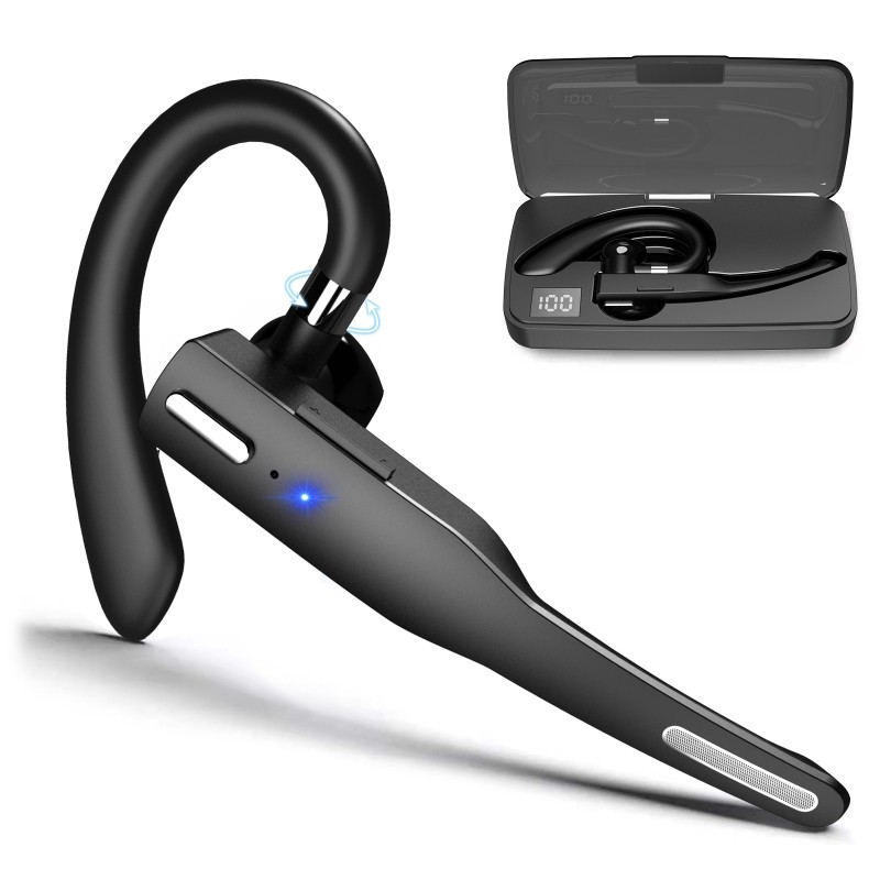 YYK525 Wireless Bluetooth-compatible Earphone Handsfree Business Headset Mini Earbuds Built-in Mic