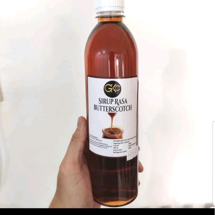Gkc Heritage Syrup Butterscotch 640Ml Sirup Minuman Halal Penguat Rasa Konsentrat Pasti Ori