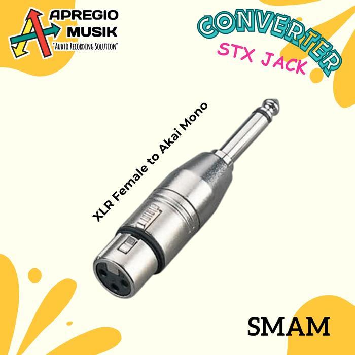 Stx Jack Converter Adapter Socket Xlr Male Female To Akai Mono Stereo Rca To Akai Redy Stok