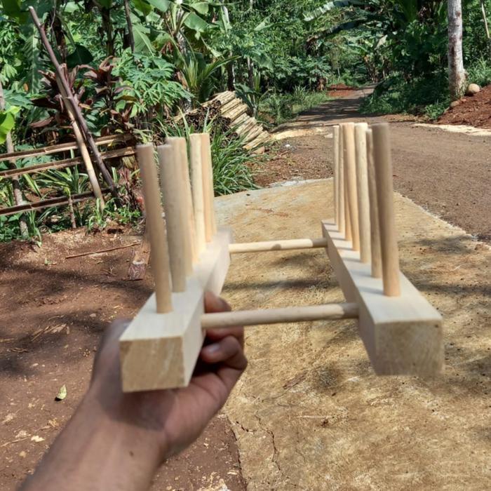 RAK PIRING KAYU / RAK GELAS / RAK PIRING