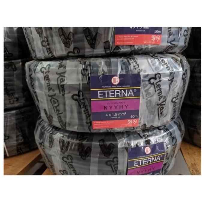 New Kabel Listrik Eterna Nyyhy/Serabut 4X1.5 4X1,5 Sni