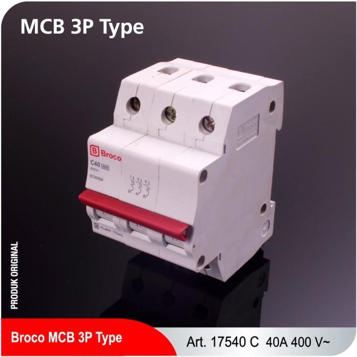 BROCO MCB 3 PHASE 40A (17540C)