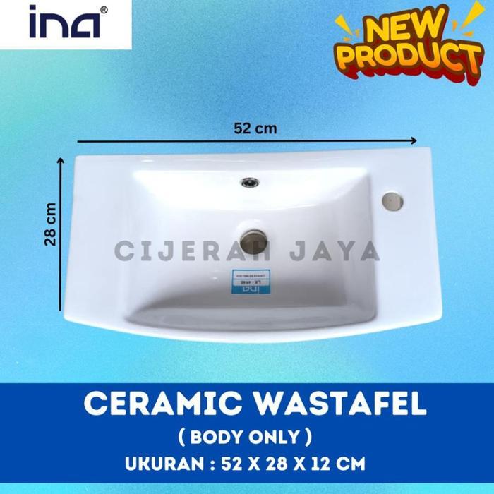 WASTAFEL CUCI TANGAN INA / WASHTAFEL KERAMIK INA LX 3146 LX 4146 / WESTAFEL GANTUNG DINIDNG INA