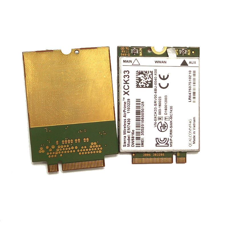  EM7430 DW5816E GOBI6000 CAT6 300M 4G LTE WWAN DW5816E FOR DELL LATITUDE 7280 7285 7290 7389