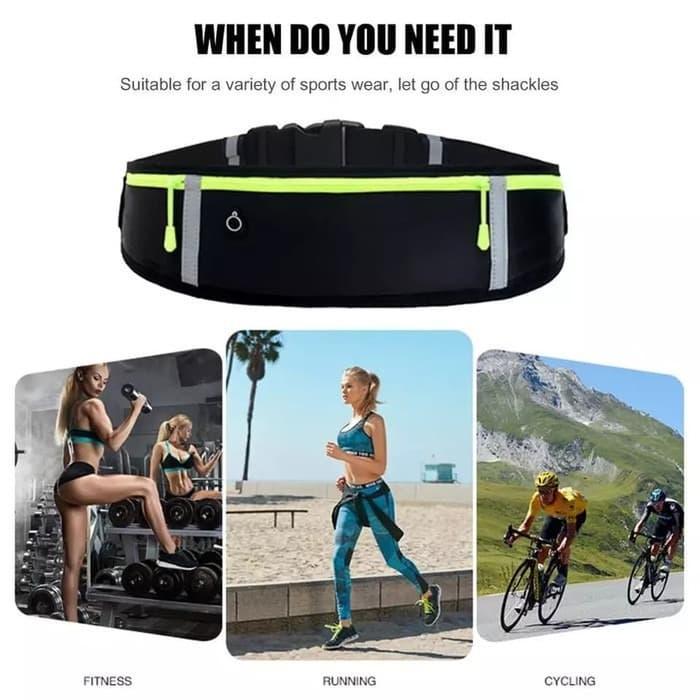 Eiger - Sport Waist Bag Tas Pinggang Olahraga Ber Sepeda Gym Lari Running