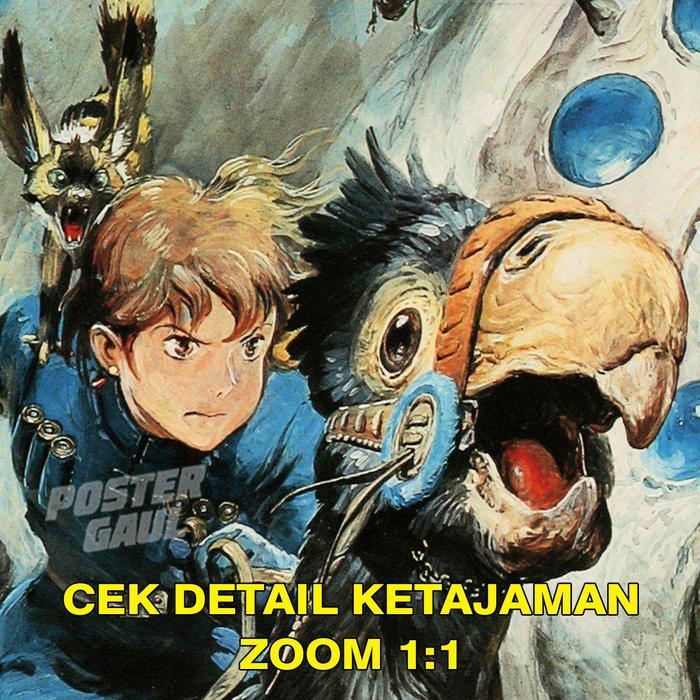 DISKON Poster XJumbo REPRODUKSI POSTER GHIBLI : NAUSICAA OF THE VALLEY OF THE WIND (STYLE A)