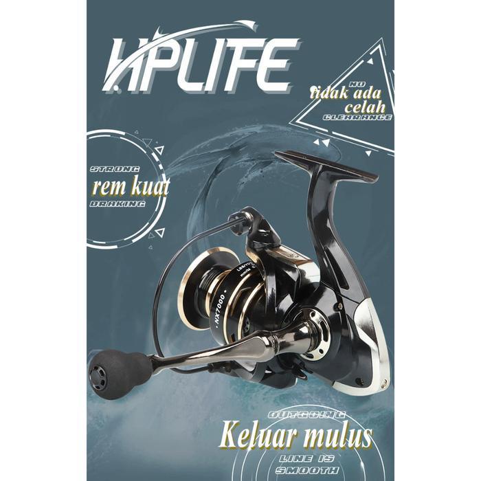 Falcon Fishing - Reel Pancing Metal NX2-7 Saltwater Reel Pancing Metal Body Handle Spool Reel