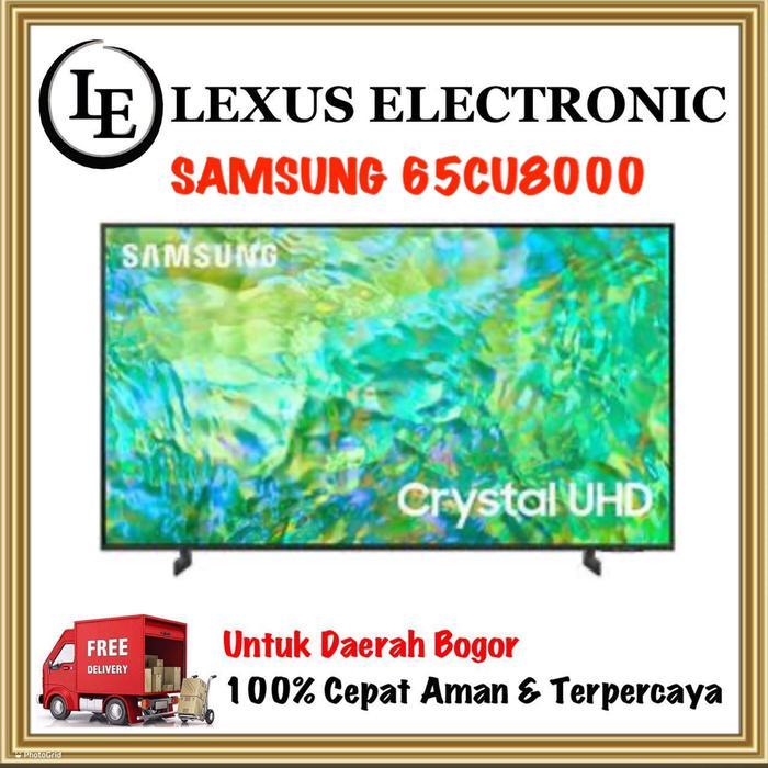 SAMSUNG LED SMART TV 4K 65 INCH UA65CU8000 65CU8000 CHRYSTAL UHD
