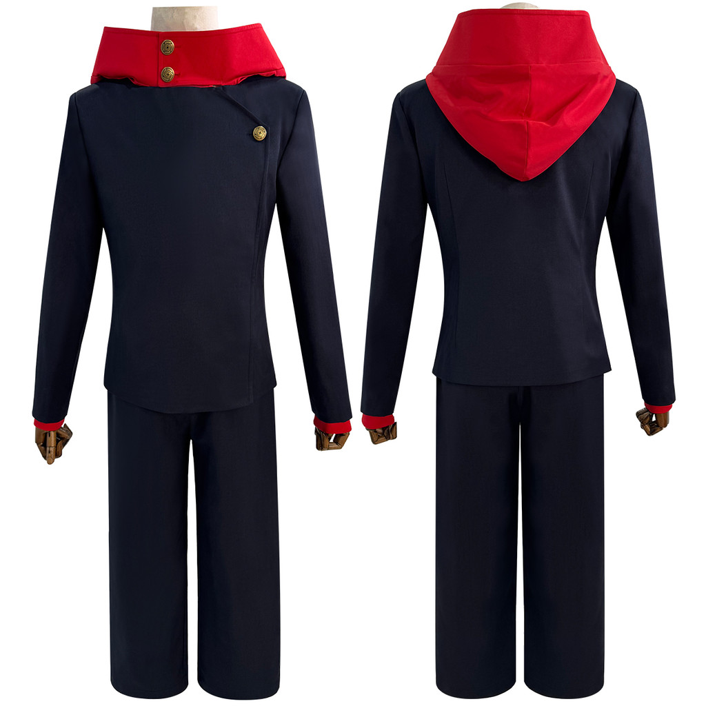 Holoun Anime Itadori Yuji Yuta Okkotsu Cosplay Costume Wig Jacket Pants Upgraded Version Halloween