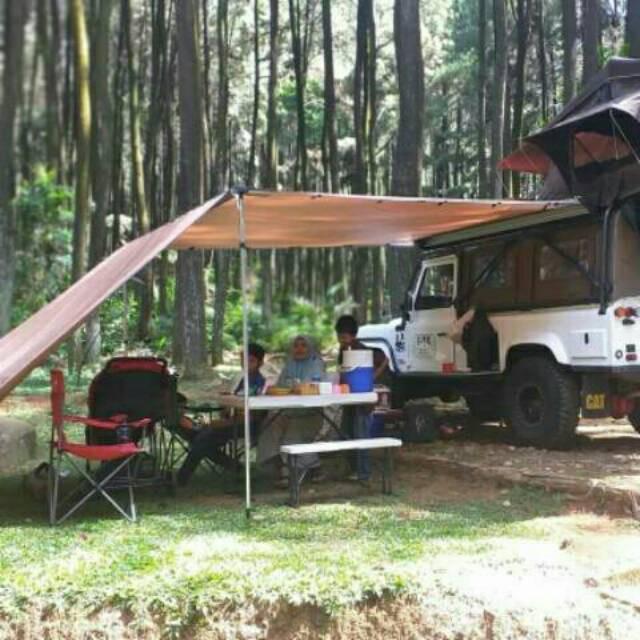 Paket Tenda 3x4m Awning Mobil Campervan Camping - Samping 4x3 M