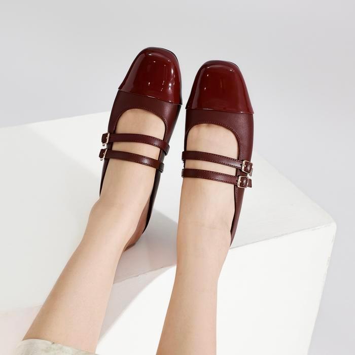 PVN Project Flat Shoes Wanita Sendal Mules Korea Patricia Karet