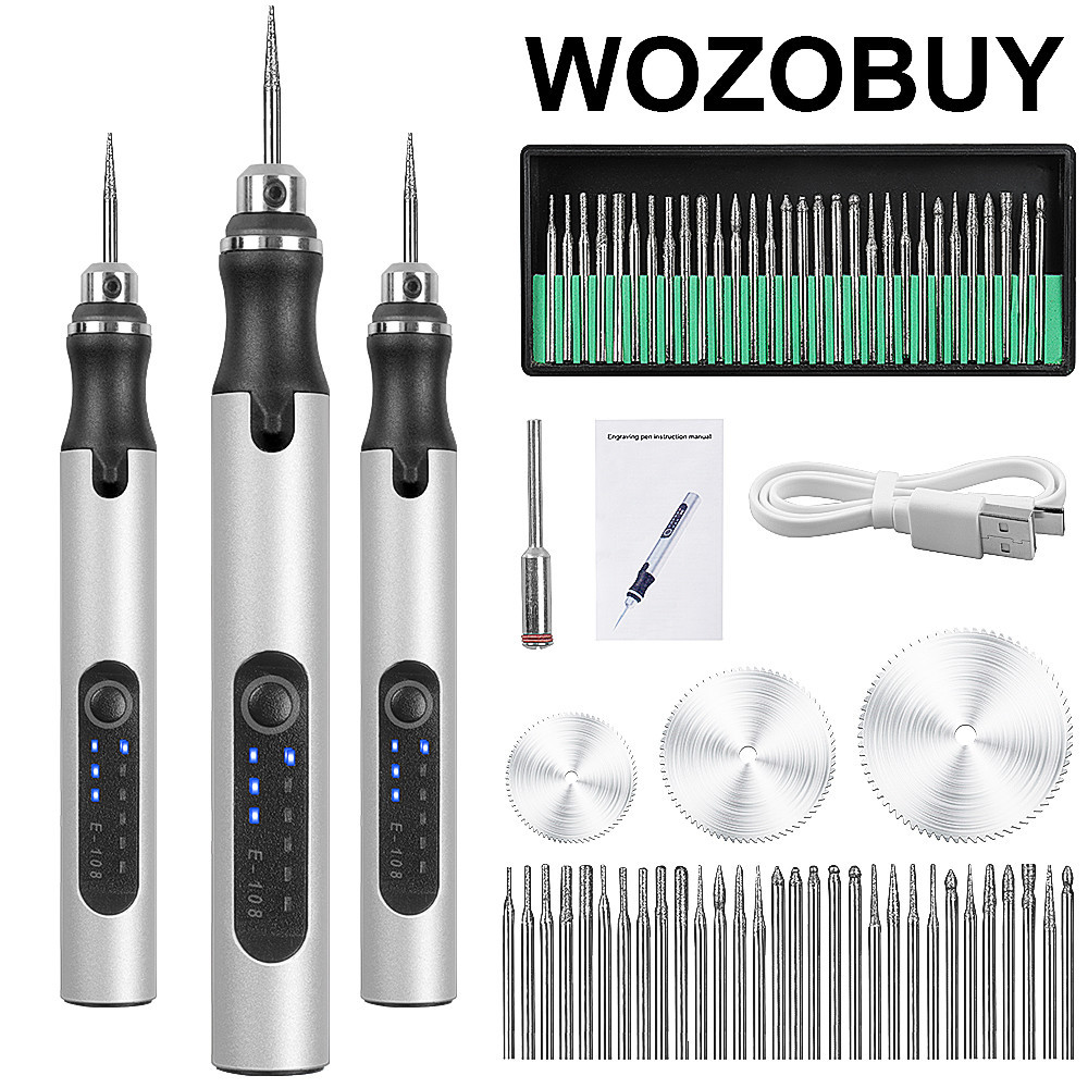 Electric Engraving Pen  USB Rechargeable Cordless Engraving