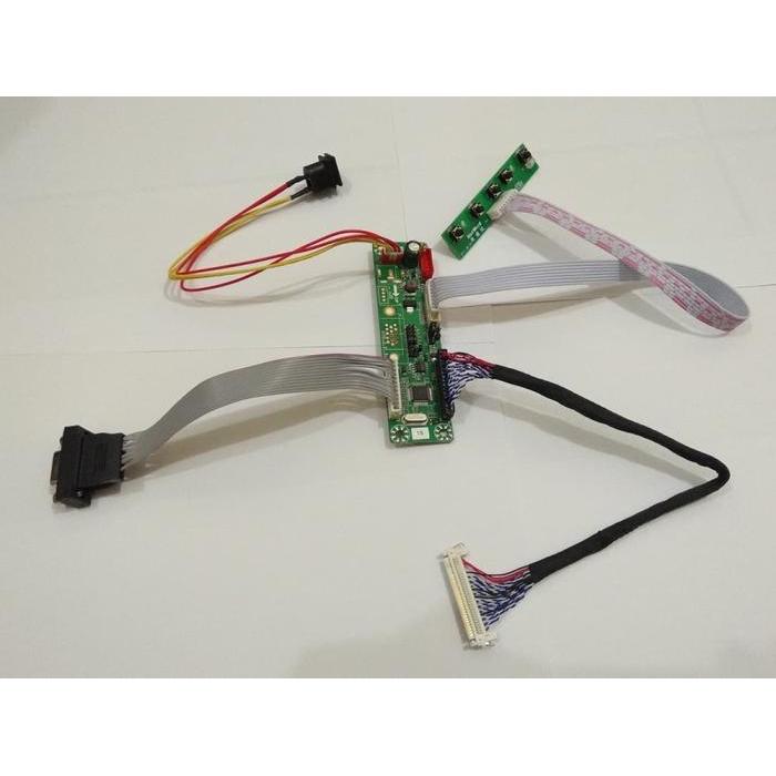 Paket Universal Monitor Main Board Mesin Layar Panel LCD LED LVDS 5pc *