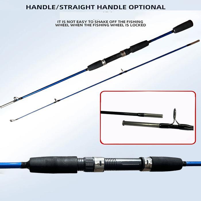 Serat Karbon Joran Spinning Action Lentur Medium Kuat Bagian Joran Pancing Bait Casting Ideal Untuk