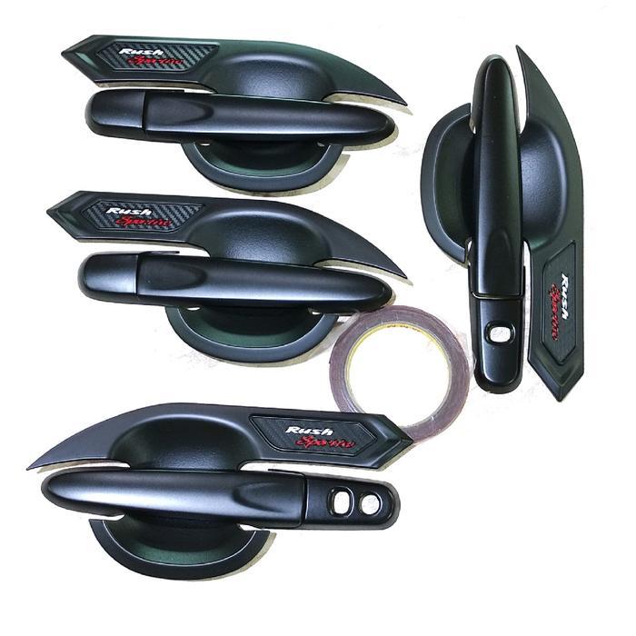 Paket Outer Cover Handle Pintu Mobil Toyota All New Rush Keyless Hitam