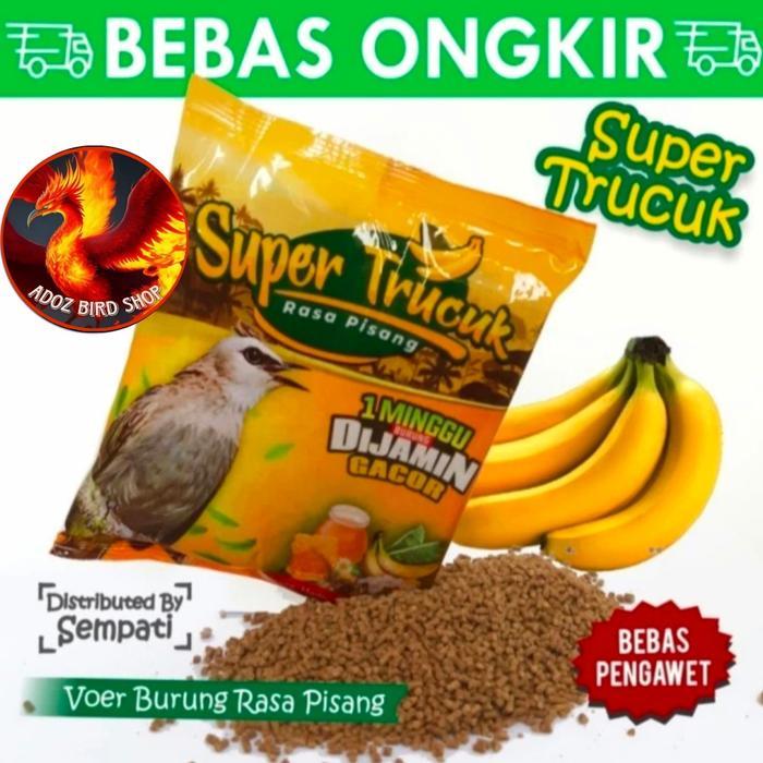 VOER SUPER TRUCUK SEMPATI PELLET PUR VOER PISANG PAKAN BURUNG