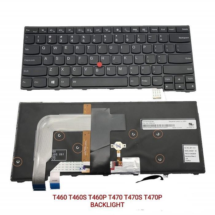 KEYBOARD LENOV THINKPA 13 T460S T460P T470S T470 T470 Backlight