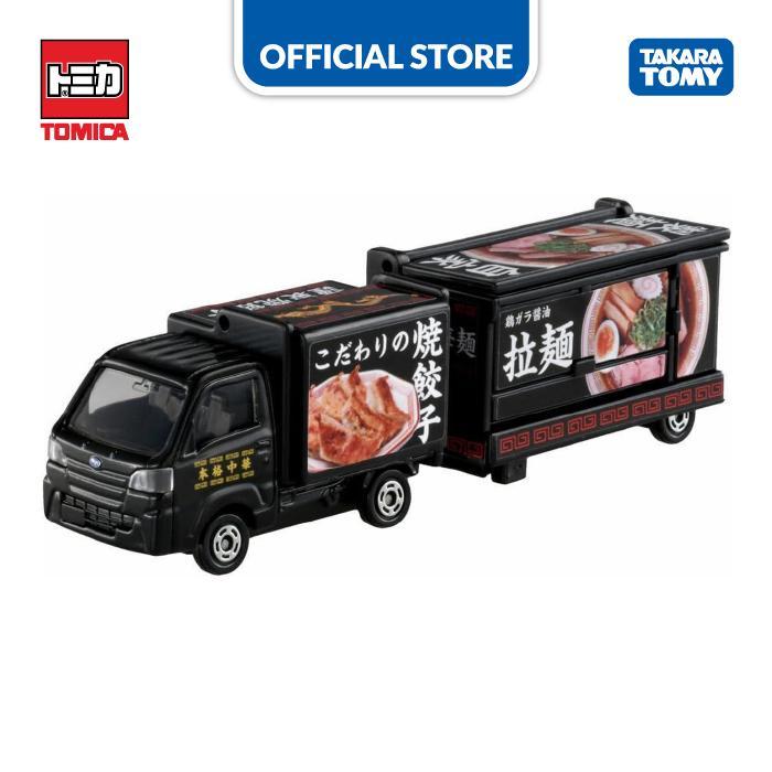 Tomica Long #142 Subaru Samber Kitchen Trailer