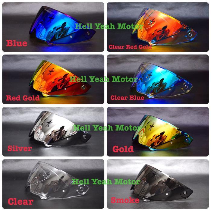 Visor Ruroc Atlas 3.0 Atlas 4.0 Visor Iridium Ruroc Atlas Red Gold Blue Clear Smoke Silver Revo