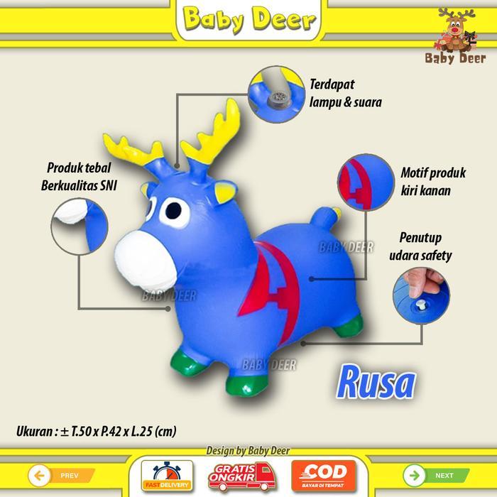 Kuda Musik Anak Mainan Jumping Music Animal Karet Viral Murah Hewan Lucu Ukuran Jumbo Besar Hadiah
