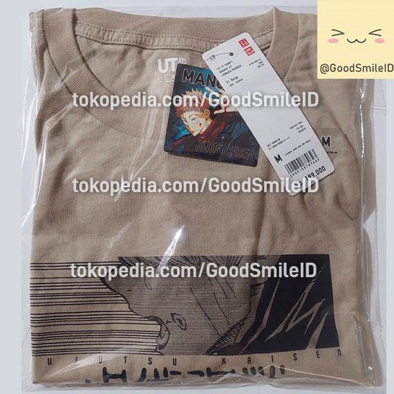 New Original T-Shirt Lengan Pendek Pria Jjk Jujutsu Kaisen Zero Uniqlo