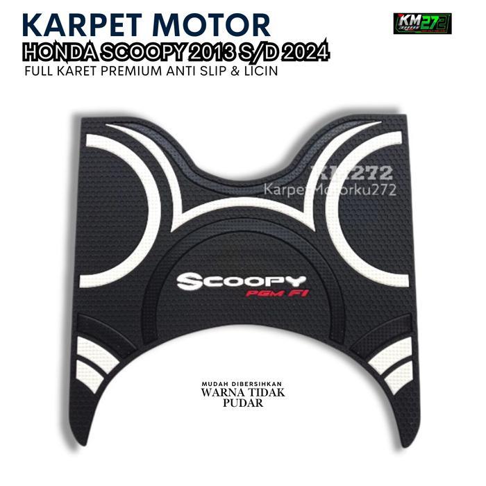 Karpet Motor Scoopy - Alas Pijakan Kaki - Karpet Scoopy - Aksesoris Motor Scoopy