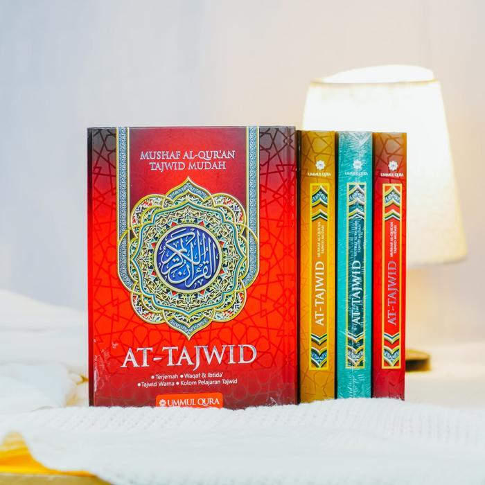 Al-Quran At-Tajwid A5 Hc - Tajwid Warna Terjemah Waqaf Ibtida' - Uq Mushaf Al-Quran At-Tajwid