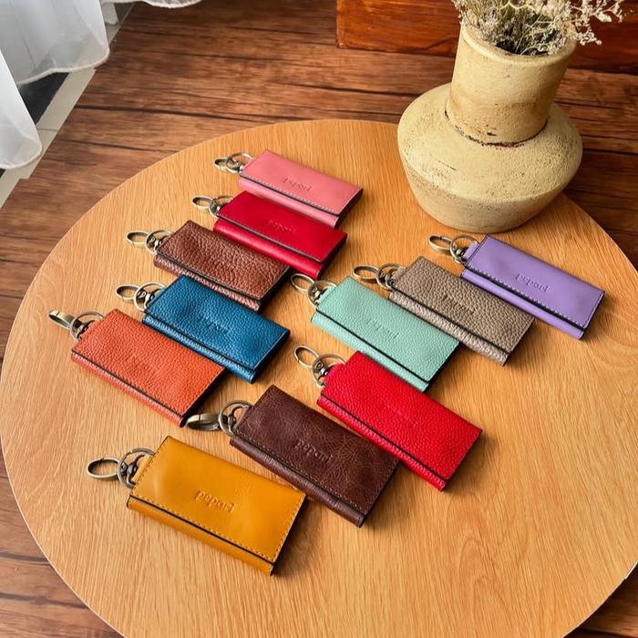 Pepari Leather Gantungan Kunci Kulit Sapi *